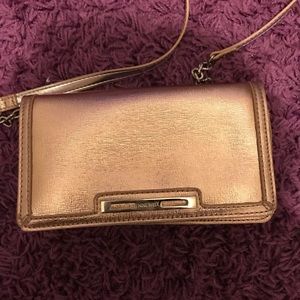 Nine West rose gold cross body bag